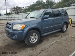 2006 Toyota Sequoia Limited with VIN 5TDBT48A76S258557, listed as a Copart auction lot 60426044 with 146,584 mi miles and Salvage Title. Bid and sale history available at carsss.com. Image 1.