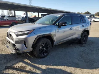 2024 Toyota RAV4 Hybrid XSE with VIN JTME6RFV2RD550947, listed as a Copart auction lot 89141345 with 6,454 mi miles and Clean Title. Bid and sale history available at carsss.com. Image 1.