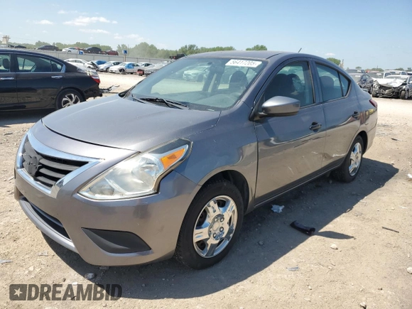 2017 Nissan Versa S Plus z VIN 3N1CN7AP7HL843570, wystawiony jako Copart lot #56417205 z przebiegiem Nie podano mil oraz Czysty tytuł • Clean title. Historia ofert i sprzedaży dostępna na DreamBid. Obrazek 1.
