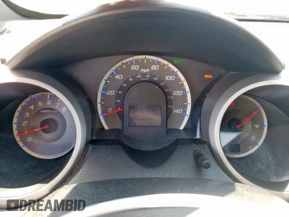 2009 Honda Fit Sport w/Navi with VIN JHMGE88649S008738, listed as a Copart auction lot 53961345 with 282,290 mi miles and Salvage Title. Bid and sale history available at carsss.com. Image 9.