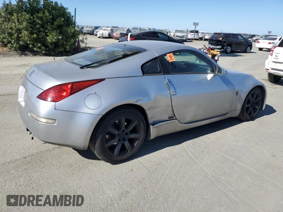 2004 Nissan 350Z Touring z VIN JN1AZ34E94T062960, wystawiony jako Copart lot #55822235 z przebiegiem 186 879 mil mil oraz Szkoda całkowita • Salvage title. Historia ofert i sprzedaży dostępna na DreamBid. Obrazek 3.