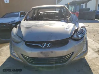 2015 Hyundai Elantra Limited with VIN 5NPDH4AE8FH570898, listed as a Copart auction lot 87400784 with 0 mi miles and Non Repairable. Bid and sale history available at carsss.com. Image 5.