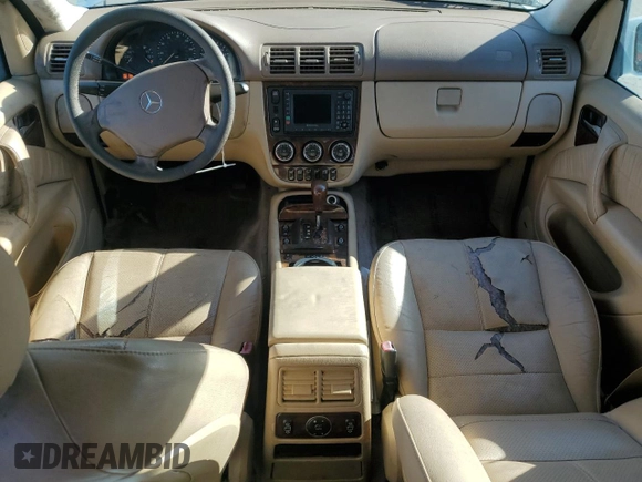 2003 Mercedes-Benz M-Class 3.2L with VIN 4JGAB54E23A390045, listed as a Copart auction lot 47264475 with 154,349 mi miles and Salvage Title. Bid and sale history available at carsss.com. Image 8.