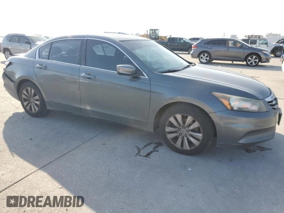 2012 Honda Accord EX with VIN 1HGCP2F7XCA010592, listed as a Copart auction lot 64539515 with 284,296 mi miles and Salvage title. Bid and sale history available at DreamBid. Image 4.