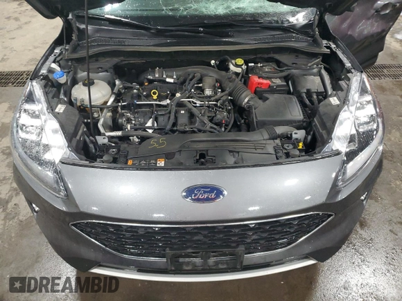 2022 Ford Escape Titanium with VIN 1FMCU9J91NUB38368, listed as a Copart auction lot 57089435 with 39,743 mi miles and Salvage title. Bid and sale history available at DreamBid. Image 12.