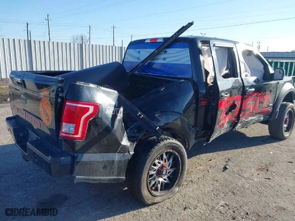 2017 Ford F-150 XL with VIN 1FTEW1CP6HKD02184, listed as a IAAI auction lot 41749261 with 71,049 mi miles. Bid and sale history available at carsss.com. Image 4.