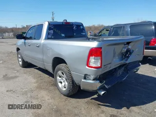 2020 Ram 1500 Big Horn with VIN 1C6SRFBTXLN165027, listed as a IAAI auction lot 41669655 with 62,341 mi miles. Bid and sale history available at carsss.com. Image 3.