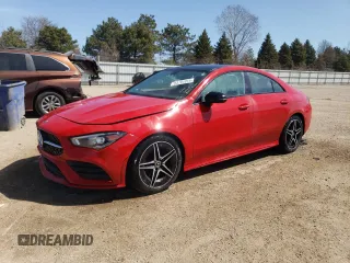 2020 Mercedes-Benz CLA 250 z VIN WDD5J4HB4LN034066, wystawiony jako Copart lot #53181015 z przebiegiem 78 352 mil mil oraz Szkoda całkowita • Salvage title. Historia ofert i sprzedaży dostępna na DreamBid. Obrazek 1.