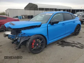 2023 Honda Civic Type R with VIN JHMFL5G47PX001475, listed as a Copart auction lot 84962954 with 11,226 mi miles and Salvage Title. Bid and sale history available at carsss.com. Image 1.