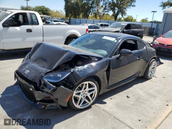 2023 Toyota GR86 with VIN JF1ZNBC18P8760333, listed as a Copart auction lot 70327884 with 0 mi miles and Salvage Title. Bid and sale history available at carsss.com. Image 1.