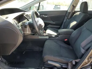 2013 Honda Civic LX with VIN 19XFB2F57DE069803, listed as a Copart auction lot 52199115 with 109,448 mi miles and Salvage Title. Bid and sale history available at DreamBid. Image 7.