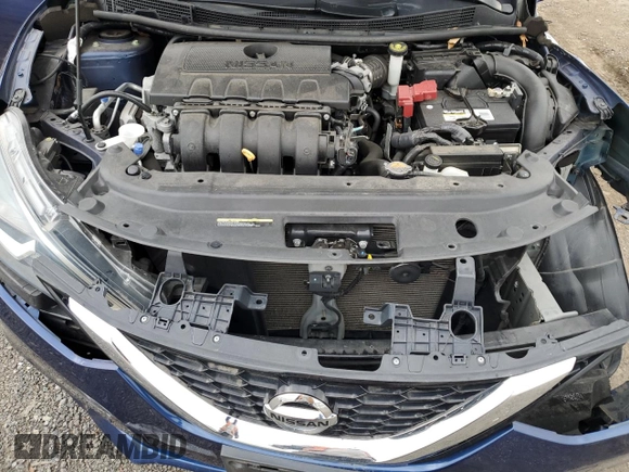 2019 Nissan Sentra S with VIN 3N1AB7AP9KY346756, listed as a Copart auction lot 49882065 with 0 mi miles and Salvage Title. Bid and sale history available at carsss.com. Image 12.