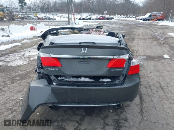 2014 Honda Accord Sport with VIN 1HGCR2F50EA204687, listed as a IAAI auction lot 41512004 with 120,714 mi miles and . Bid and sale history available at carsss.com. Image 16.
