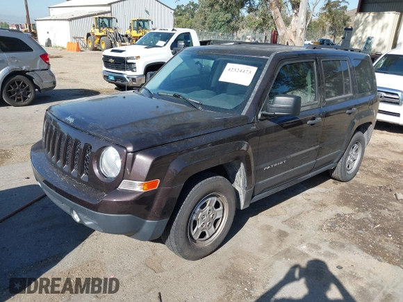 2014 Jeep Patriot Sport с VIN 1C4NJPBB9ED628813, выставлен на аукционе IAAI как лот 42324473 с пробегом 79 242 миль миль и . История ставок и продаж доступна на DreamBid. Изображение 2.