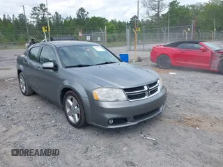 2011 Dodge Avenger Lux with VIN 1B3BD2FG5BN577918, listed as a IAAI auction lot 42094755 with 144,395 mi miles and . Bid and sale history available at carsss.com. Image 1.
