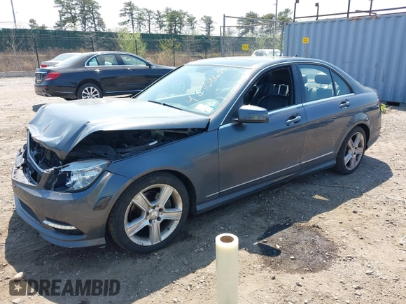 2011 Mercedes-Benz C-Class C 300 Sport with VIN WDDGF8BB2BR171296, listed as a IAAI auction lot 42108655 with 135,537 mi miles. Bid and sale history available at carsss.com. Image 2.