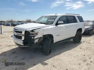 2019 Chevrolet Tahoe LT z VIN 1GNSKBKC7KR392177, wystawiony jako Copart lot #45960845 z przebiegiem 96 180 mil mil oraz Szkoda całkowita • Salvage title. Historia ofert i sprzedaży dostępna na DreamBid. Obrazek 1.