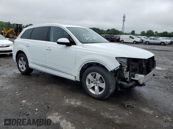 2019 Audi Q7 Premium Plus with VIN WA1LHAF79KD024240, listed as a Copart auction lot 57063645 with 77,844 mi miles and Salvage title. Bid and sale history available at DreamBid. Image 4.
