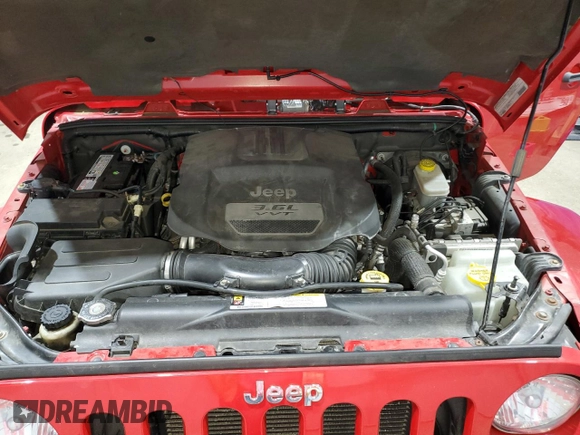 2012 Jeep Wrangler Unlimited Altitude with VIN 1C4HJWEG6CL142042, listed as a Copart auction lot 55109955 with 95,461 mi miles and Salvage title. Bid and sale history available at DreamBid. Image 11.