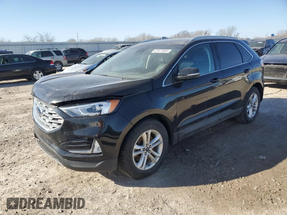 2019 Ford Edge SEL with VIN 2FMPK4J97KBC34419, listed as a Copart auction lot 47977035 with 82,609 mi miles and Salvage Title. Bid and sale history available at carsss.com. Image 1.