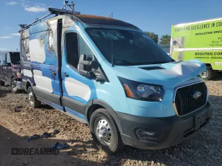 2023 Ford Transit Cargo with VIN 1FTBR2C85PKA42304, listed as a Copart auction lot 56086564 with Not Provided miles and Salvage Title. Bid and sale history available at DreamBid. Image 4.