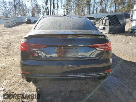 2019 Audi S4 Premium Plus with VIN WAUB4AF42KA034240, listed as a Copart auction lot 80744564 with 45,953 mi miles and Salvage Title. Bid and sale history available at carsss.com. Image 6.