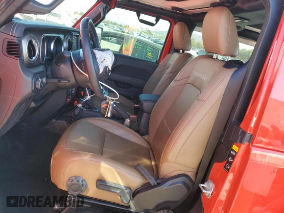 2021 Jeep Wrangler Rubicon with VIN 1C4HJXCG2MW547128, listed as a Copart auction lot 44792105 with 11,323 mi miles and Salvage title. Bid and sale history available at DreamBid. Image 7.
