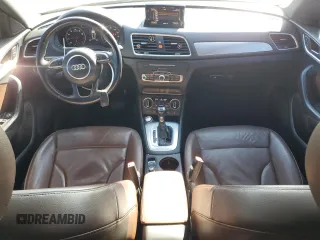 2017 Audi Q3 Premium Plus with VIN WA1HCCFS0HR009755, listed as a Copart auction lot 52728145 with 105,459 mi miles and Salvage title. Bid and sale history available at DreamBid. Image 8.