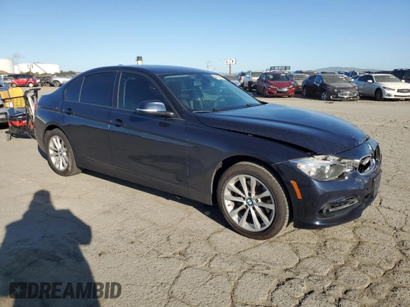 2016 BMW 3 Series 320i with VIN WBA8A9C52GK618301, listed as a Copart auction lot 48143695 with 94,799 mi miles and Salvage Title. Bid and sale history available at carsss.com. Image 4.