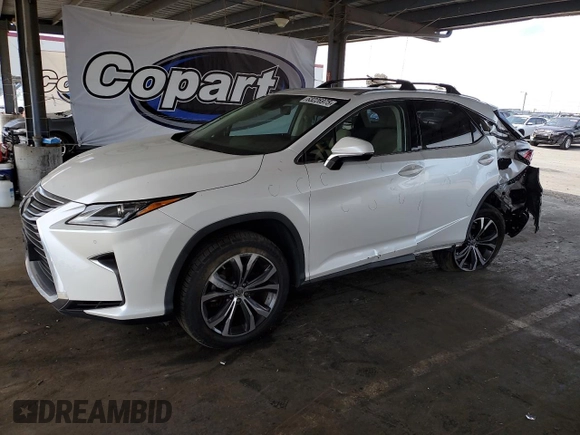 2017 Lexus RX 350 with VIN JTJBZMCA2H2024954, listed as a Copart auction lot 63226975 with 80,602 mi miles and Salvage title. Bid and sale history available at DreamBid. Image 1.