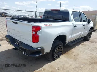 2025 Chevrolet Silverado 1500 with VIN 3GCUKFE84SG146400, listed as a IAAI auction lot 41932799 with 4,683 mi miles and . Bid and sale history available at DreamBid. Image 4.