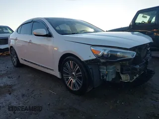 2016 Kia Cadenza Premium with VIN KNALN4D75G5207281, listed as a IAAI auction lot 41336339 with 147,385 mi miles. Bid and sale history available at carsss.com. Image 1.