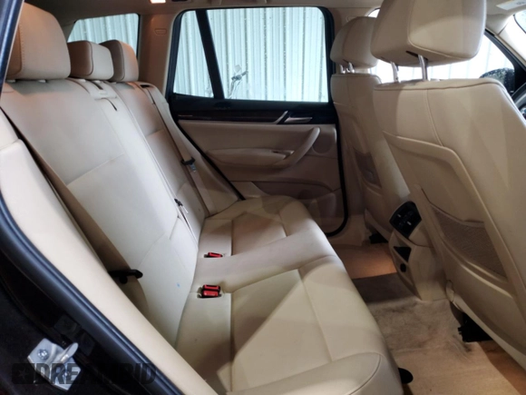 2015 BMW X3 xDrive28i with VIN 5UXWX9C5XF0D59643, listed as a Copart auction lot 54553515 with 76,729 mi miles and Salvage Title. Bid and sale history available at DreamBid. Image 11.