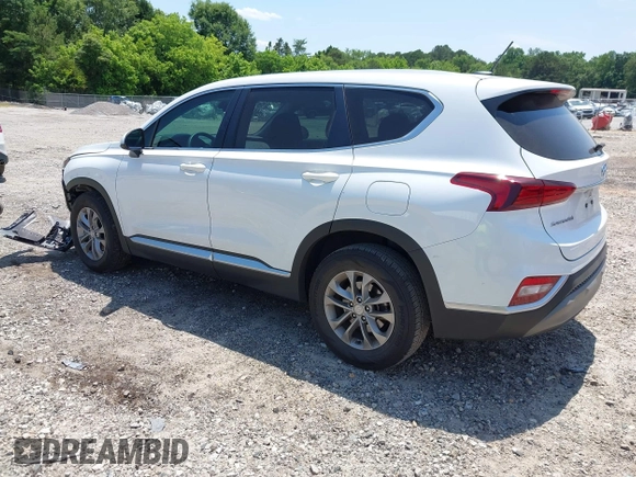 2019 Hyundai Santa Fe SE with VIN 5NMS23AD0KH013811, listed as a IAAI auction lot 42337926 with 87,000 mi miles and . Bid and sale history available at DreamBid. Image 3.