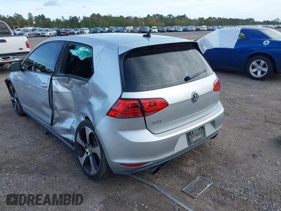 2015 Volkswagen GTI S with VIN 3VWYT7AU9FM092829, listed as a IAAI auction lot 40816559 with 112,176 mi miles and . Bid and sale history available at DreamBid. Image 3.