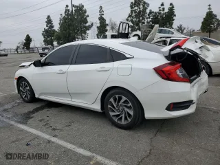 2018 Honda Civic Sedan EX with VIN 2HGFC2F74JH529662, listed as a Copart auction lot 50842415 with 92,751 mi miles and Salvage Title. Bid and sale history available at carsss.com. Image 2.