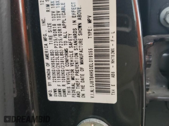 2014 Acura RDX Technology with VIN 5J8TB4H50EL019055, listed as a Copart auction lot 71737004 with 93,588 mi miles and Salvage Title. Bid and sale history available at DreamBid. Image 14.