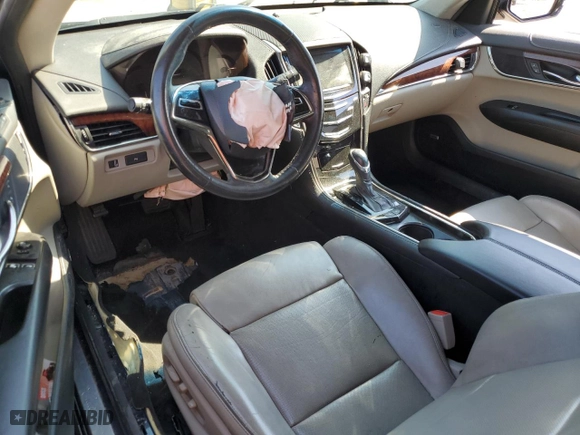 2015 Cadillac ATS Coupe Luxury RWD with VIN 1G6AB1RX9F0123554, listed as a Copart auction lot 58646404 with 89,304 mi miles and Salvage Title. Bid and sale history available at carsss.com. Image 8.