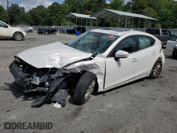 2015 Mazda 3 i Touring with VIN 3MZBM1V71FM177846, listed as a Copart auction lot 58368905 with 93,978 mi miles and Salvage title. Bid and sale history available at DreamBid. Image 1.