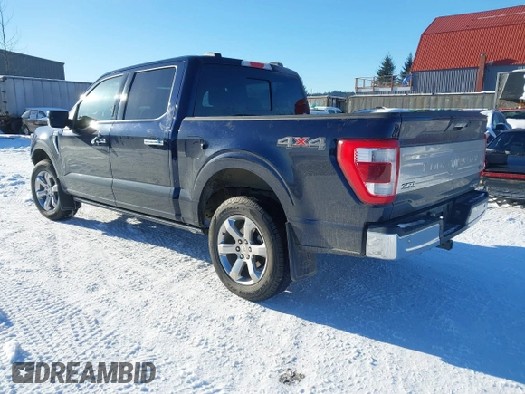 2022 Ford F-150 XL with VIN 1FTFW1E89NFA90976, listed as a IAAI auction lot 41529175 with 10,241 mi miles. Bid and sale history available at carsss.com. Image 3.