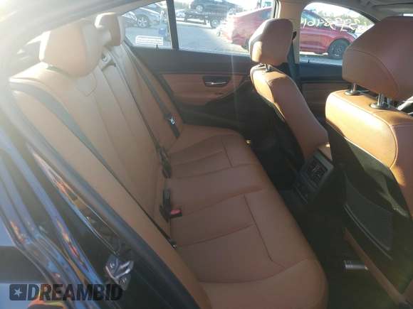2015 BMW 3 Series 328i xDrive with VIN WBA3B5C55FP653285, listed as a Copart auction lot 63938461 with 53,559 mi miles and Salvage Title. Bid and sale history available at carsss.com. Image 6.
