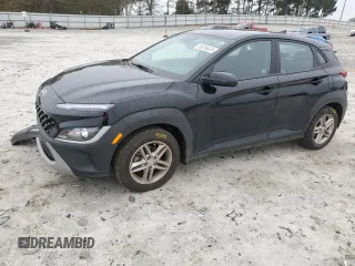 2022 Hyundai Kona SE with VIN KM8K22AB1NU808304, listed as a Copart auction lot 85256824 with 109,637 mi miles and Salvage Title. Bid and sale history available at carsss.com. Image 1.