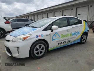 2013 Toyota Prius One with VIN JTDKN3DU5D5685887, listed as a Copart auction lot 48955345 with 227,695 mi miles and Salvage Title. Bid and sale history available at carsss.com. Image 1.