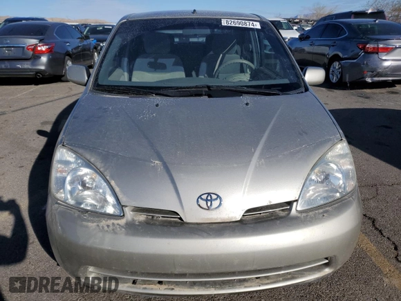 2002 Toyota Prius with VIN JT2BK18U720062491, listed as a Copart auction lot 82690874 with 94,865 mi miles and Salvage Title. Bid and sale history available at carsss.com. Image 5.