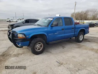 2000 Dodge Dakota Sport with VIN 1B7GG2AN0YS699193, listed as a Copart auction lot 51438325 with 127,106 mi miles and Salvage Title. Bid and sale history available at carsss.com. Image 1.