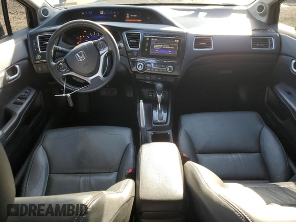 2015 Honda Civic EX-L with VIN 19XFB2F94FE214043, listed as a Copart auction lot 53528065 with 120,000 mi miles and Salvage Title. Bid and sale history available at carsss.com. Image 8.