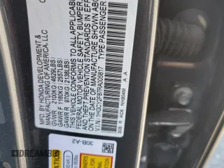 2024 Honda Accord Touring with VIN 1HGCY2F87RA005817, listed as a Copart auction lot 59211165 with 28,355 mi miles and Salvage title. Bid and sale history available at DreamBid. Image 12.