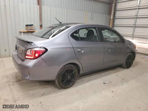 2023 Mitsubishi Mirage G4 ES with VIN ML32FUFJ3PHF05143, listed as a Copart auction lot 50289395 with 25,560 mi miles and Salvage Title. Bid and sale history available at carsss.com. Image 3.