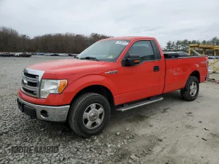 2014 Ford F-150 XL with VIN 1FTNF1EF7EKE29025, listed as a Copart auction lot 76759913 with 163,821 mi miles and Salvage Title. Bid and sale history available at carsss.com. Image 1.