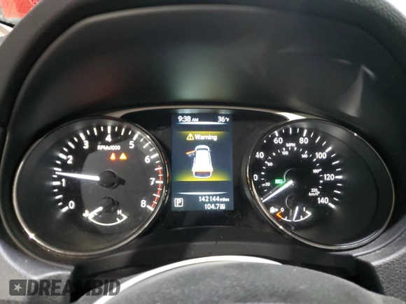 2016 Nissan Rogue S with VIN JN8AT2MV0GW151235, listed as a Copart auction lot 47196795 with 142,144 mi miles and Salvage Title. Bid and sale history available at carsss.com. Image 9.